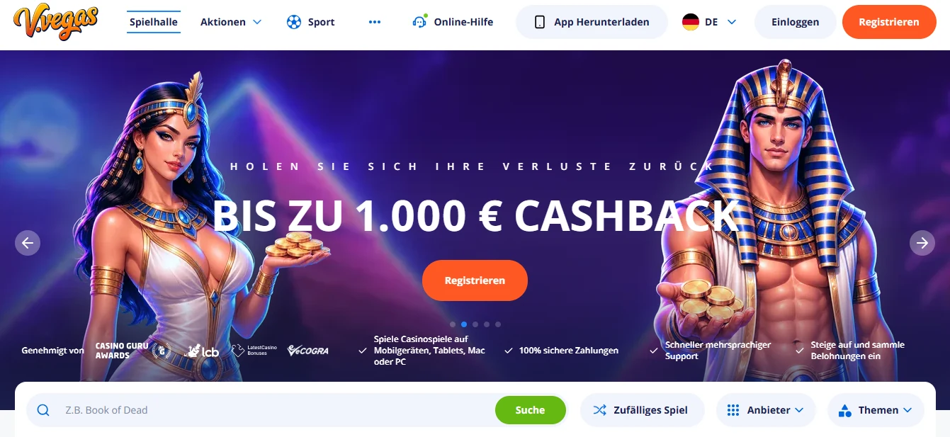 Vulkan Vegas Casino Testbericht