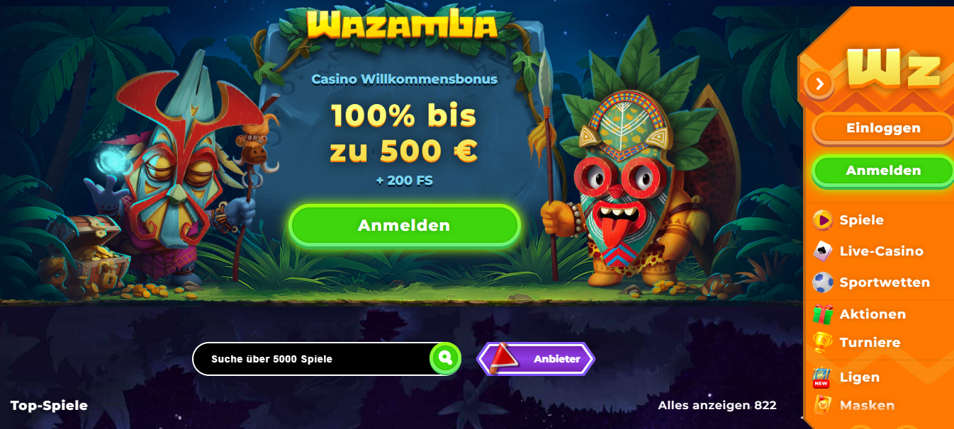 Wazamba Casino – Online Casino Österreich